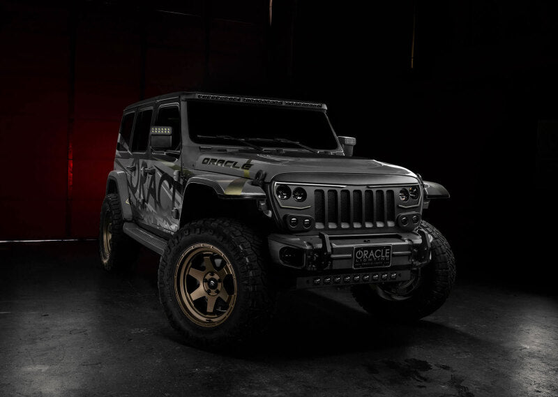 Oracle Jeep Wrangler JL/Gladiator JT Integrated Windhsiled LED Light Bar System - 5917-023