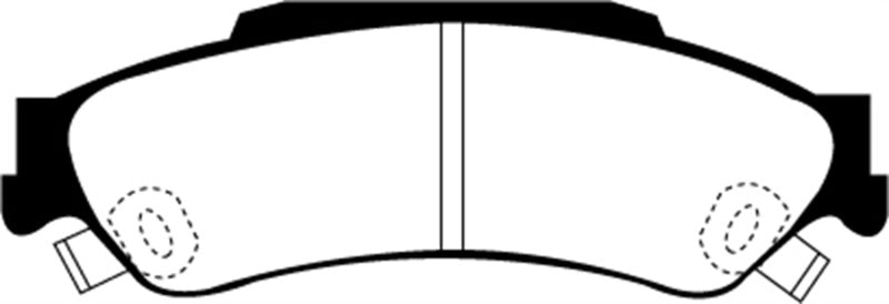 EBC 98-05 Chevrolet Blazer 4.3 2WD Ultimax2 Rear Brake Pads - UD729