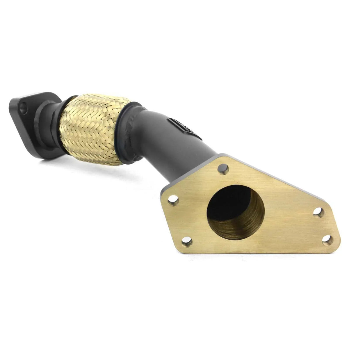 GrimmSpeed 04-21 Subaru STI EJ25 2 Bolt Up-Pipe - Black Ceramic Coated - GRM.1099.1.BLK