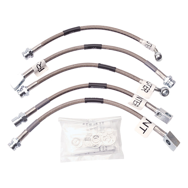 Russell Performance 93-97 Pontiac Firebird (without Traction Control) Brake Line Kit - 692260 for 1993-1997 Chevrolet Camaro - front view