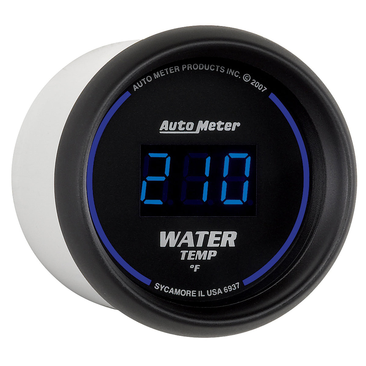 Autometer Cobalt Digital 52.4mm Black 0-300 deg F Water Temperature Gauge - 6937