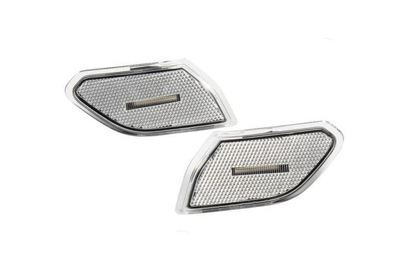 Diode Dynamics 18-21 Jeep JL Wrangler/Gladiator Sidemarkers Clear (set) - DD5068 for 2018-2025 Jeep Wrangler - front view