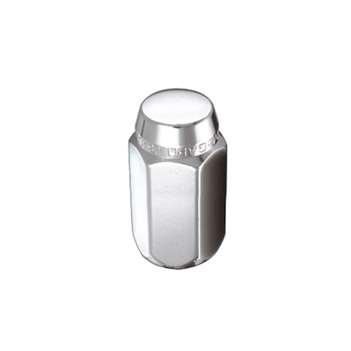 McGard Hex Lug Nut (Cone Seat) M12X1.25 / 13/16 Hex / 1.28in. Length (Box of 100) - Chrome - 69403