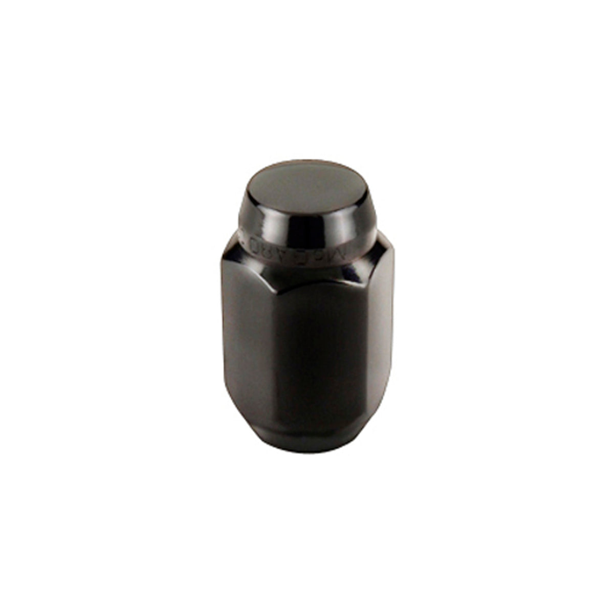 McGard Hex Lug Nut (Cone Seat) M12X1.5 / 13/16 Hex / 1.5in. Length (Box of 144) - Black - 69431