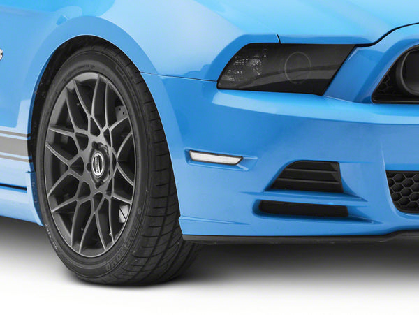 Raxiom10-14 Ford Mustang Axial Series LED Side and Quarter Marker Lights- Clear - 398335 for 2010-2014 Ford Mustang - front v