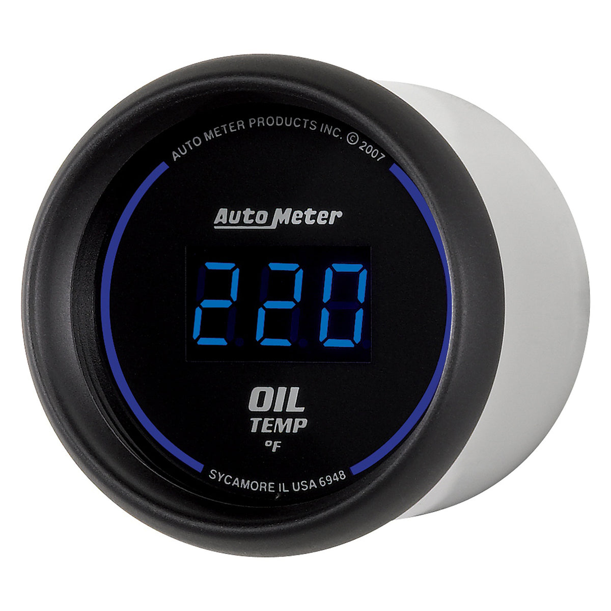 Autometer Cobalt Digital 52.4mm 0-340 deg F Oil Temperature Gauge - 6948