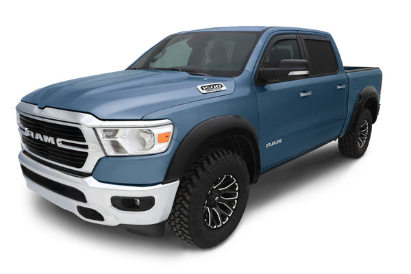 AVS 2019 RAM 1500 Crew Cab Ventvisor In-Channel Window Deflectors - 4pc - Smoke - 194818 for 2019-2025 Ram 1500 - front view