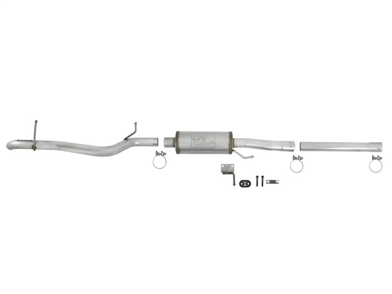 aFe Scorpion 2-1/2in Aluminized Steel Cat-Back Exhaust 07-18 Jeep Wrangler (JK) V6 3.6L/3.8L (2/4dr) - 49-08055
