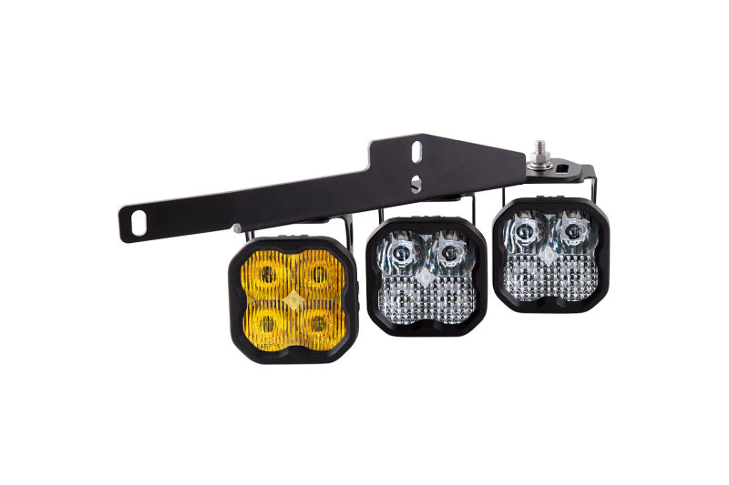 Diode Dynamics 17-20 Ford Raptor SS3 LED Fog Light Kit - Yellow Max - DD7361
