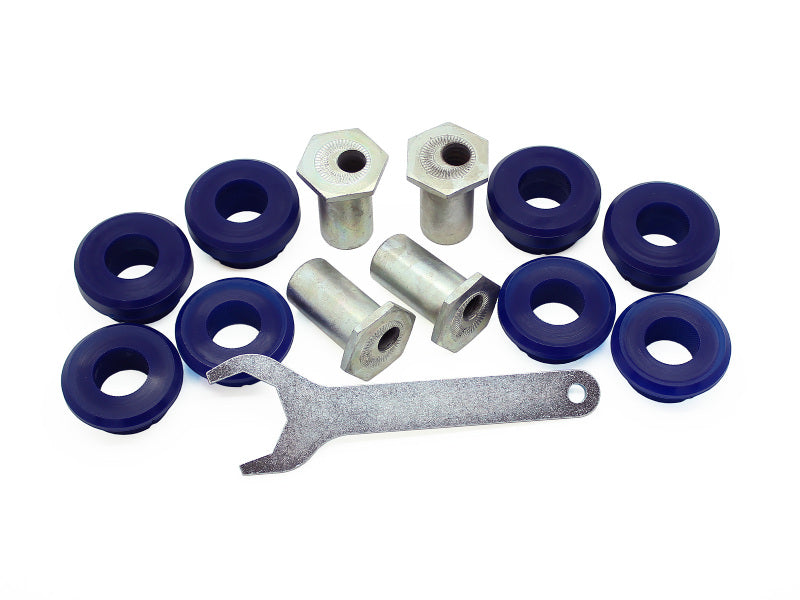 SuperPro - Front Control Arm Upper-Inner Bushing Kit - Double Offset - SPF3850K for 2009-2021 Nissan GT R - front view