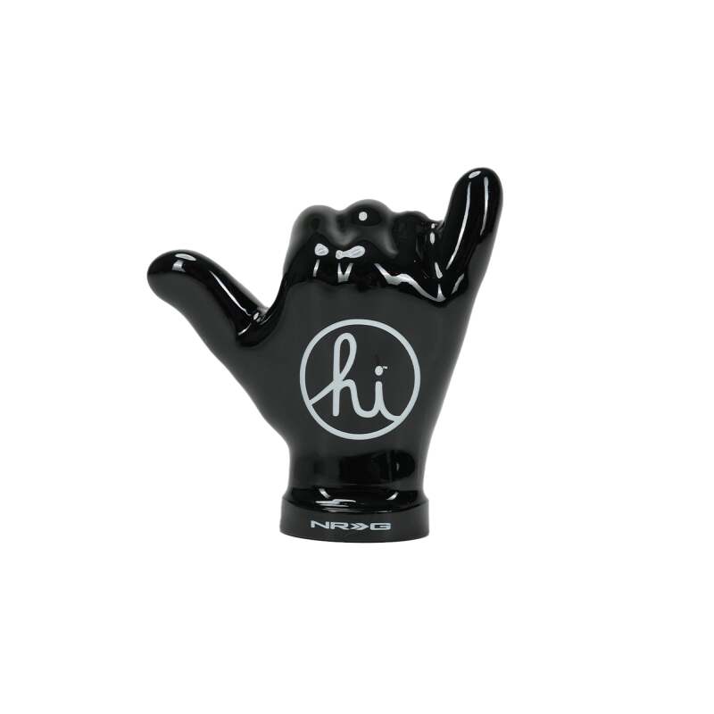 NRG X IN4MATION Weighted Da Shaka Shift Knob - Silver - SK-IN4-CH - close-up view