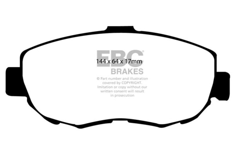 EBC 93-97 Lexus GS300 3.0 Yellowstuff Front Brake Pads - DP41223R