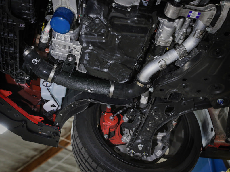 aFe 19-22 Hyundai Veloster N L4 2.0L (t) BladeRunner 2-1/2in Aluminum Hot Charge Pipe - Black - 46-20646-B