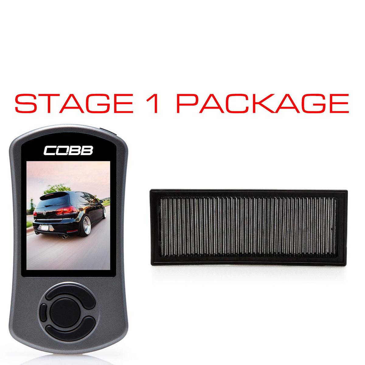 Cobb 10-14 Volkswagen GTI MK6 (USDM) Stage 1 Power Package - 6V1X01