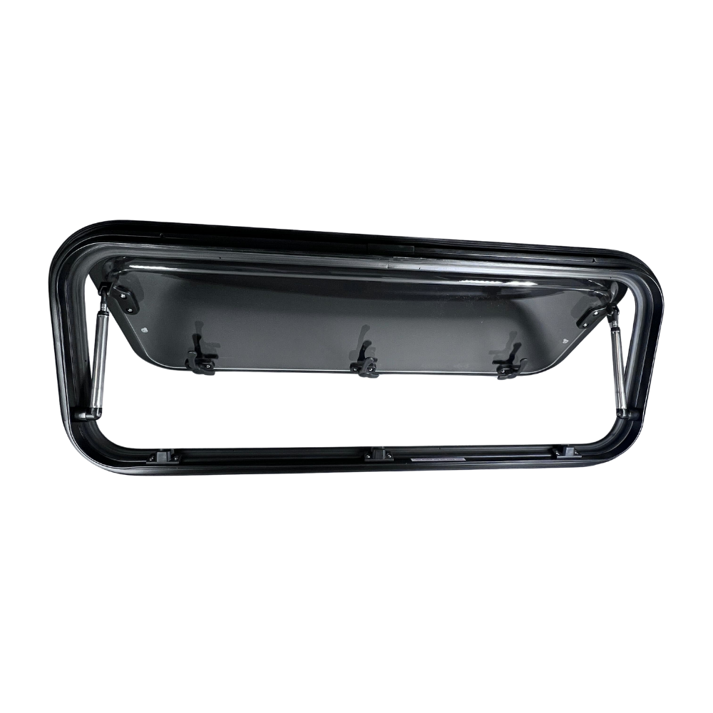 S&B Acrylic Awning Window w/ Clamp Ring (Driver Side) for Sprinter Van Wideout - 70-2000