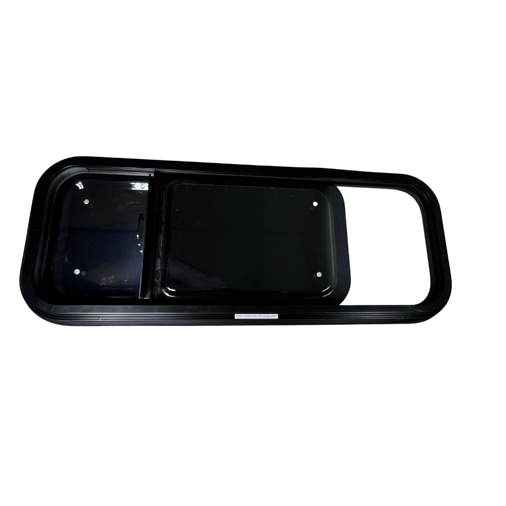 S&B Acrylic Slider Window w/ Clamp Ring (Passenger Side) for Sprinter Van Wideout - 70-2001