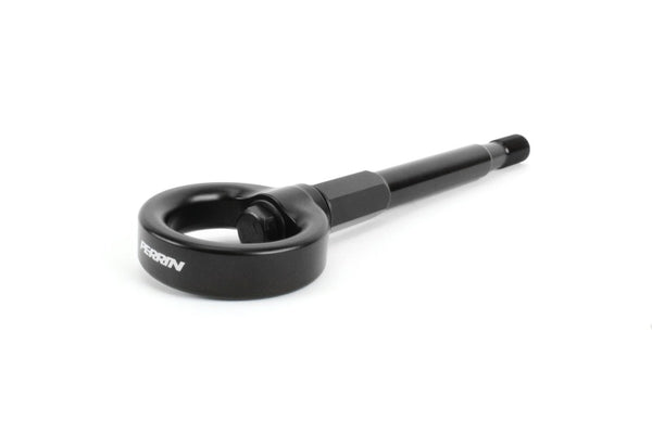 Perrin 22+ BRZ/GR86 Tow Hook Kit (Front) - Black - PSP-BDY-236BK for 2022-2025 Subaru BRZ - front view