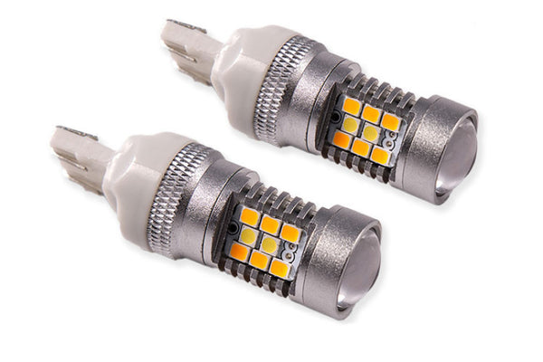 Diode Dynamics 7443 LED Bulb HP24 LED - Cool - White Switchback (Pair) - DD0110P for 2014-2024 Chevrolet Camaro - front view
