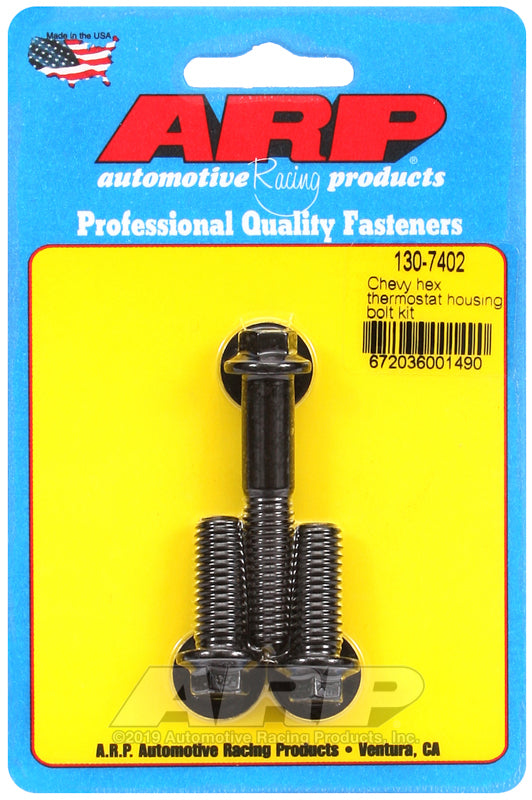 ARP Chevy Hex Thermostat Housing Bolt Kit - 130-7402