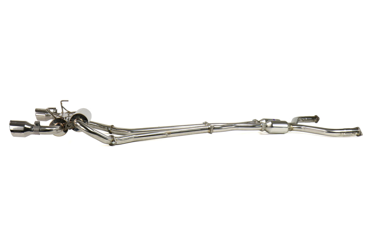Invidia 09+ 370Z Gemini Rolled Stainless Steel Tip Cat-back Exhaust - HS09N7ZGIS