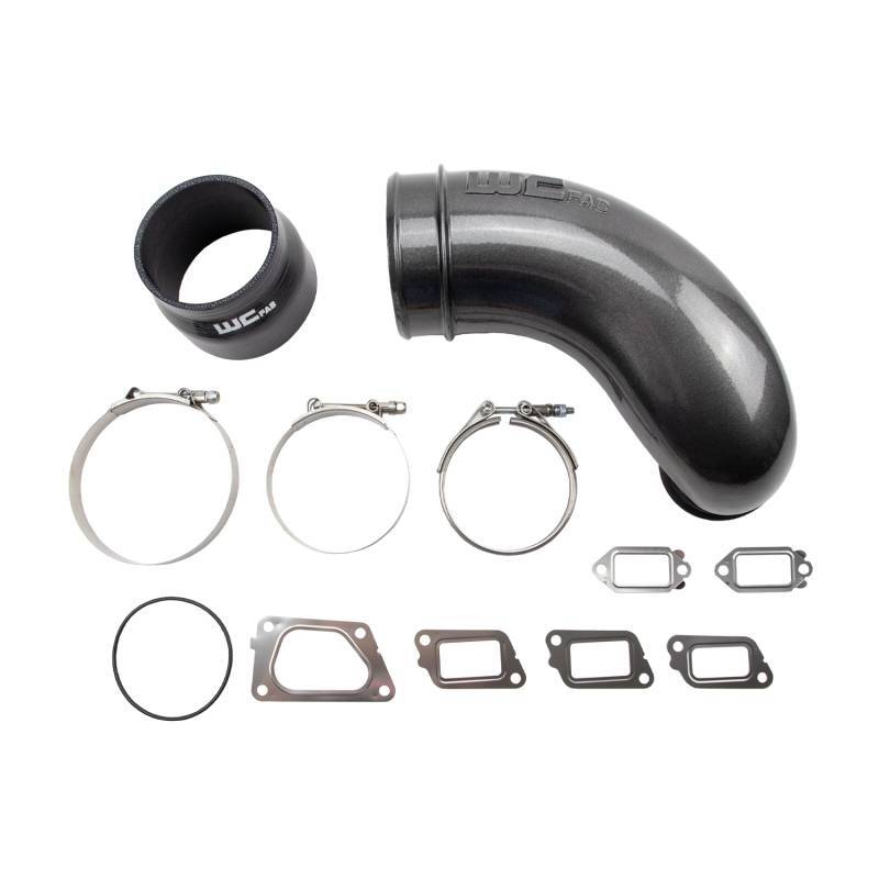 Wehrli 11-16 GM Duramax LML 5in Intake Horn - Bengal Grey - WCF100417-BG