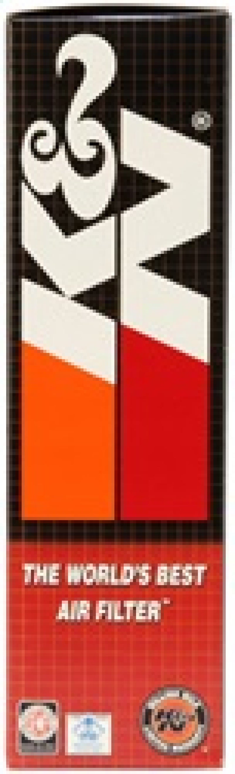 K&N Replacement Air Filter FORD PINTO,AUDI FOX, 1971-74 - E-1210 for 1971-1973 Ford Pinto - alternate view