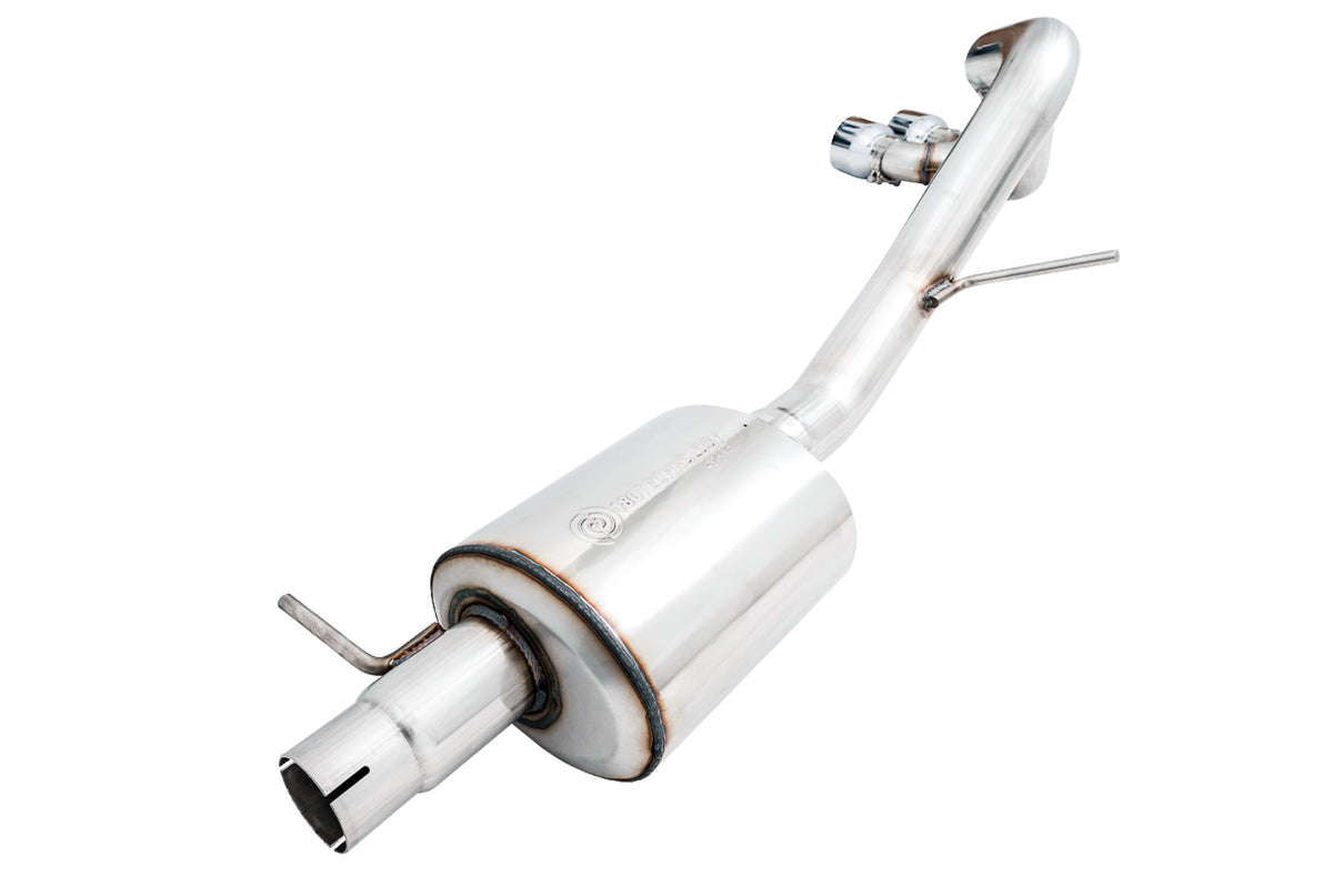 AWE Tuning 2019+ Ford Ranger 0FG Performance Exhaust System w/Chrome Silver Tips & Bash Guard - 3015-22072