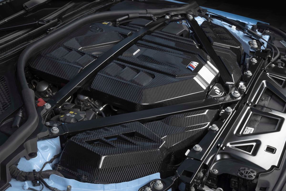 Dinan - Gloss Carbon Fiber Engine Cover - 2021-2026 BMW M2/M3/M4 - D590-0005