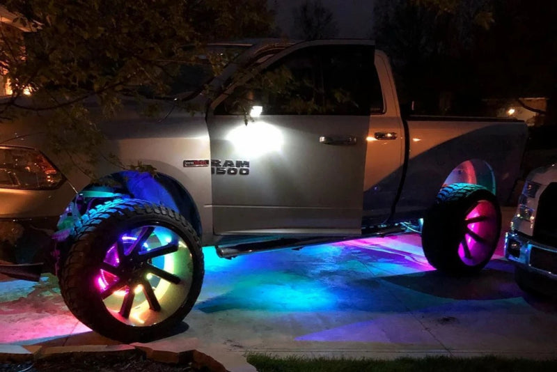 Oracle LED Illuminated Wheel Rings - ColorSHIFT Dynamic - ColorSHIFT - Dynamic SEE WARRANTY - 4215-332