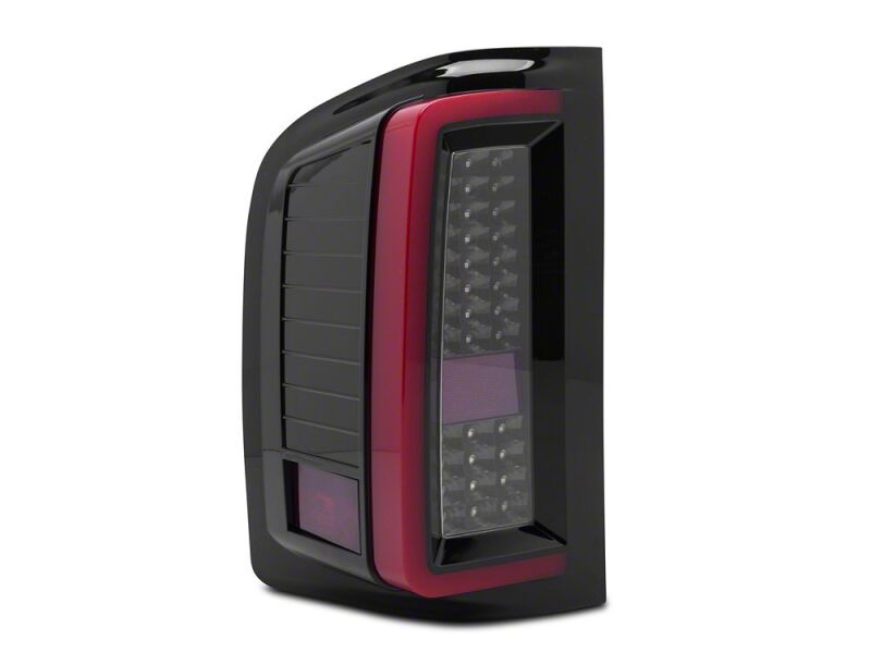 Raxiom 07-13 Chevrolet Silverado 1500 G2 LED Tail Lights- Black Housing- Smoked Lens - S112739 - close-up view 2