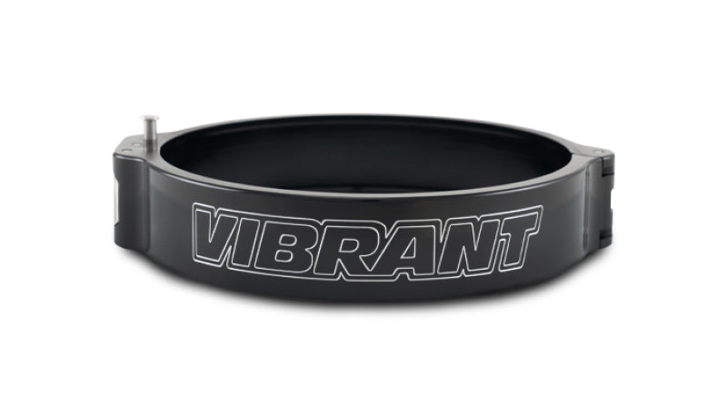 Vibrant 5in O.D. Aluminized HD 2.0 Clamp - Anodized Black (Clamp Only) - 32540