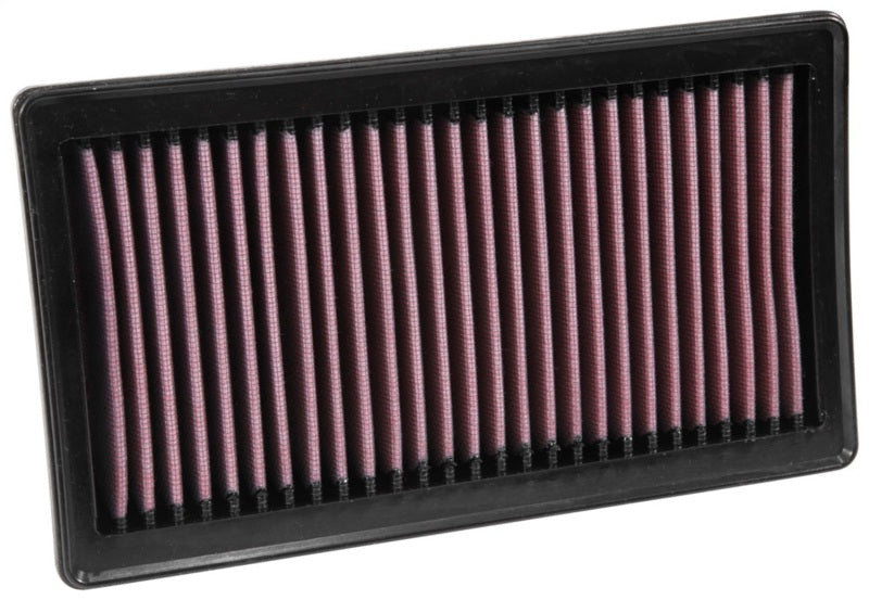 K&N 17-18 Kia Rio IV 1.0L Drop In Air Filter - 33-3081 by K&N Engineering - rear view