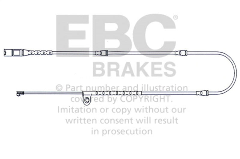 EBC 2010-2014 BMW X5 4.4L Twin Turbo Front Wear Leads - EFA141