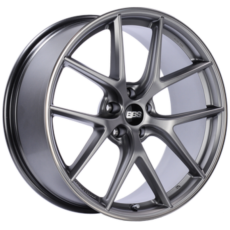 BBS CI-R 19x8 5x114.3 ET38 PFS Platinum Silver Polished Rim Protector Wheel -82mm PFS/Clip Req - CI2003PSPO by BBS