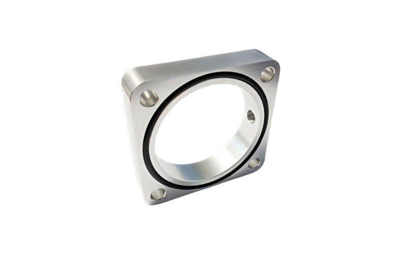 Torque Solution Throttle Body Spacer 2013+ Subaru BRZ/Scion FR-S - Silver - TS-TBS-023
