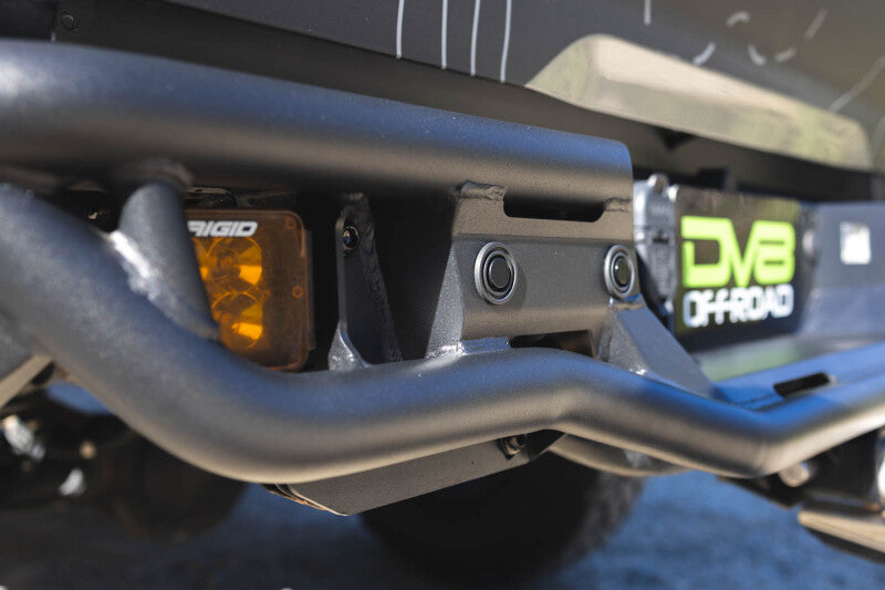 DV8 Offroad 23-26 Chevrolet Colorado/GMC Canyon Tube Rear Bumper - Micro Texture Black Powder Coat - RBCS3-04