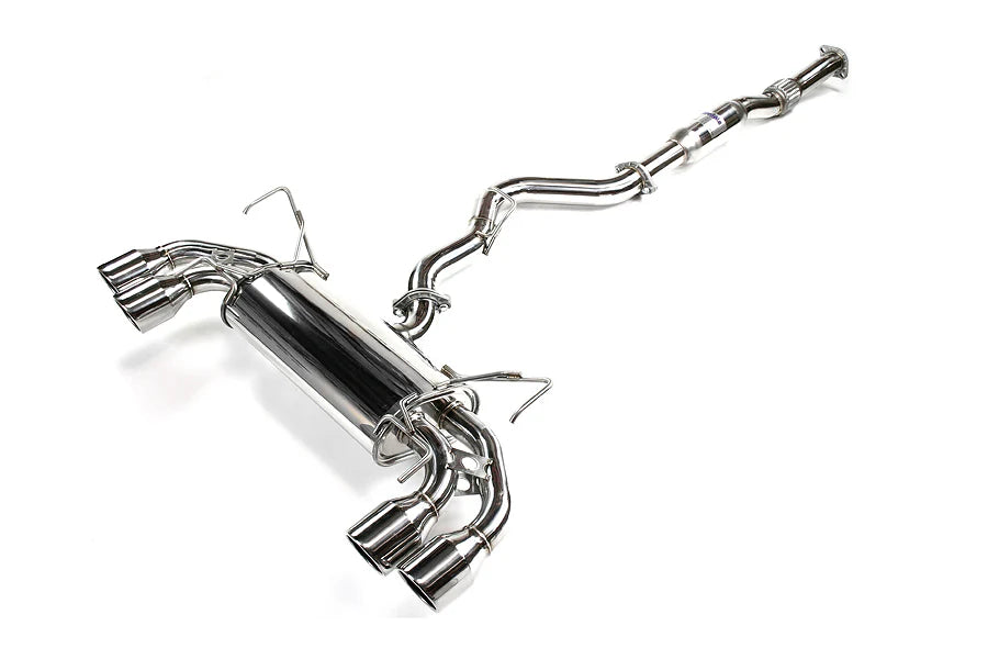 Invidia 08+ STi Hatch Dual Q300 Stainless Steel Tip Cat-back Exhaust - HS08STIG3S