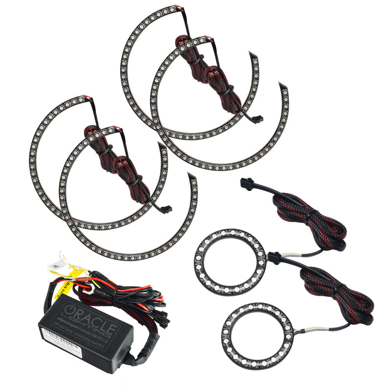 Oracle 15-23 Dodge Challenger Dynamic Surface Mount Headlight Halo Kit - SEE WARRANTY - 3989-332