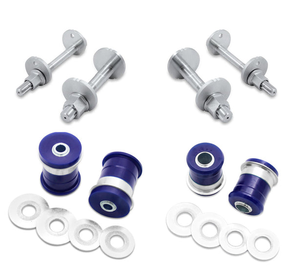 SuperPro - Front Lower Control Arm .Camber/Caster Offset Bushing & Camber Pin Combo - TRC120LCAADJ for 2007-2009 Toyota FJ Cr