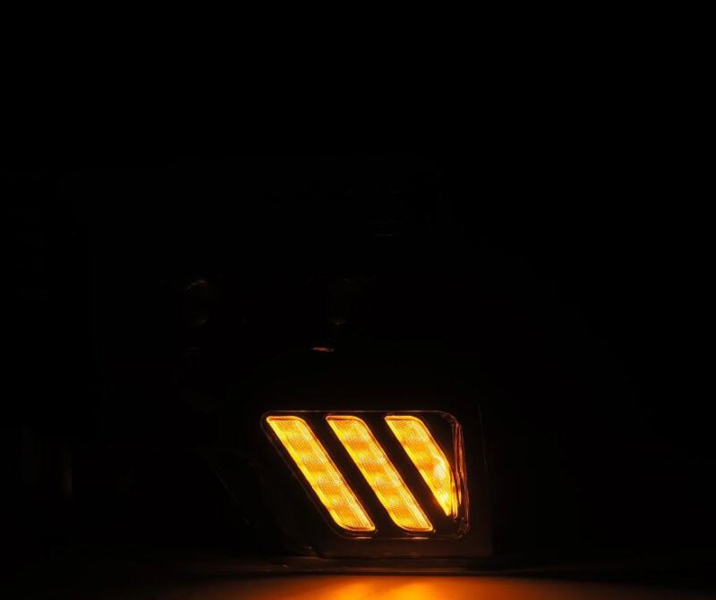 AlphaRex 09-14 Ford F-150 PRO-Series Projector Headlights Black w/Activation Light Seq Signal SB DRL - 880483