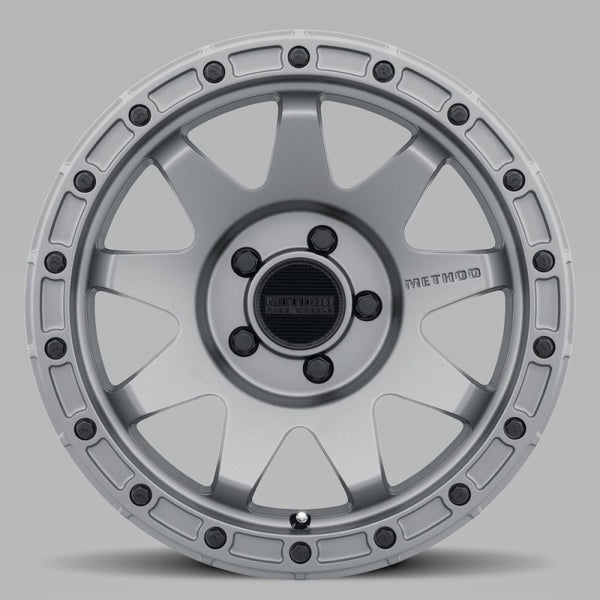Method MR317 18x9 +18mm Offset 5x150 110.5mm CB Matte Black Wheel - MR31789058518 by Method Wheels - front view