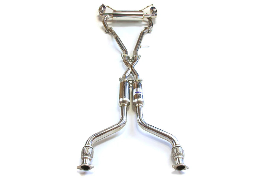 Invidia 02-08 Nissan 350z Gemini Rolled Titanium Tip Cat-back Exhaust - HS02N3ZGID