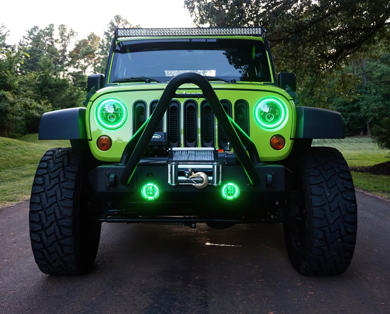 Oracle 7in High Powered LED Headlights - Black Bezel - ColorSHIFT No Controller SEE WARRANTY - 5769-334