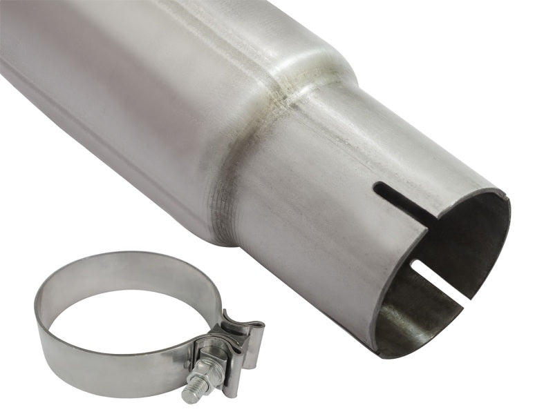 aFe LARGE BORE HD 3.5in DPF-Back Alum Exhaust w/Polished Tip 2016 GM Colorado/Canyon 2.8L (td) - 49-04064-P