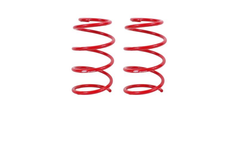 BMR 05-14 S197 Mustang GT Front Drag Version Lowering Springs - Red - SP069R for 2005-2014 Ford Mustang - front view