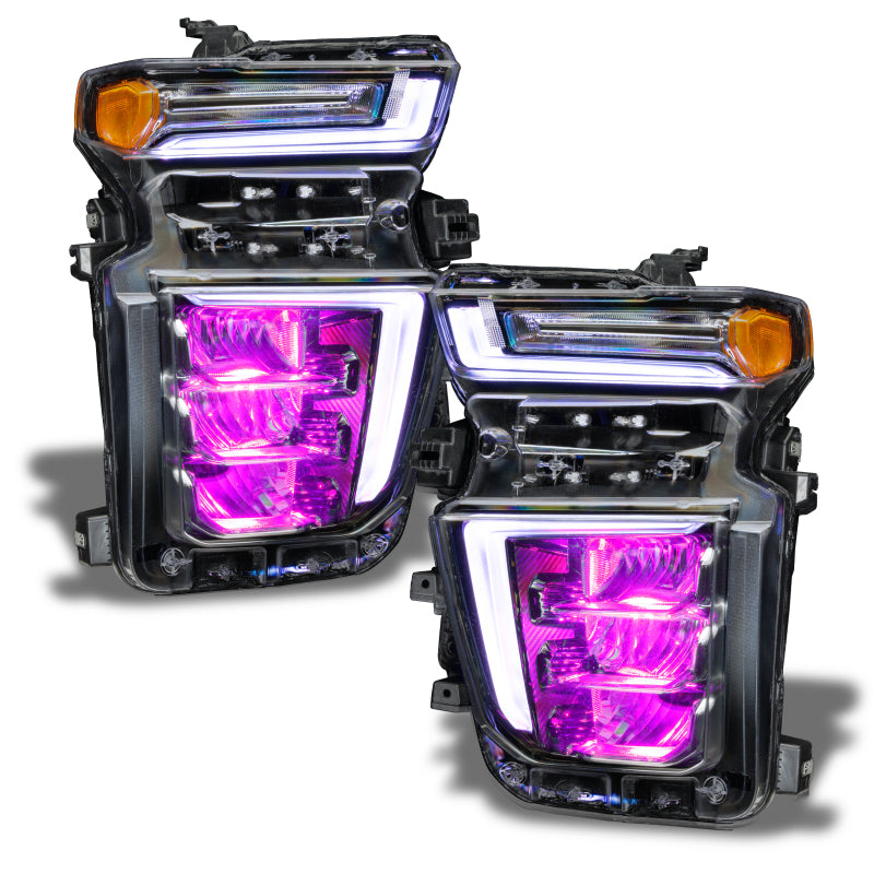 Oracle 20-21 Chevy Silverado HD 2500RGB Headlight Demon Eye Kit - w/o Controller SEE WARRANTY - 1453-334