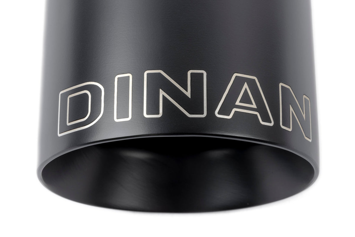 Dinan - Double-Walled 4.5" Clamp-On Exhaust Tip (Black Ceramic) - D663-0646-BOX