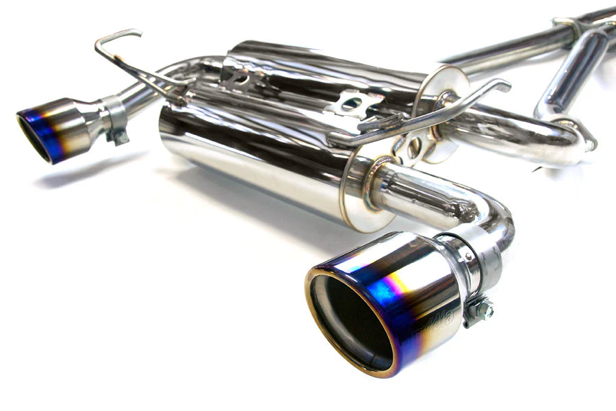Invidia 02-08 Nissan 350z Gemini Rolled Titanium Tip Cat-back Exhaust - HS02N3ZGID