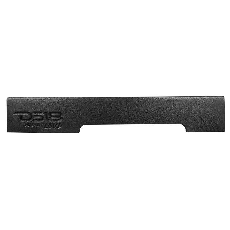 DS18 2x 12in Shallow Down Firing Underseat Ported Box Subwoofer Enclosure- Black Spray Paint Finish - EBM-DFPFORD09-2X12 - rear view