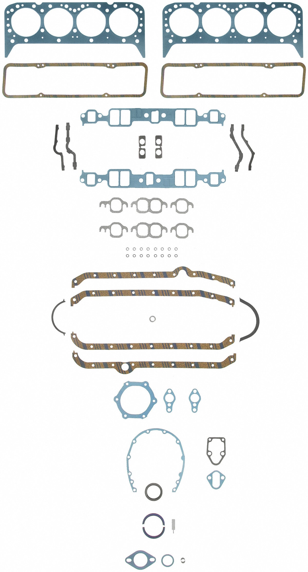 Fel-Pro Chevrolet Impala 260-1023 Engine Gasket Set - 2601023 for 1977-1980 Chevrolet Impala - front view